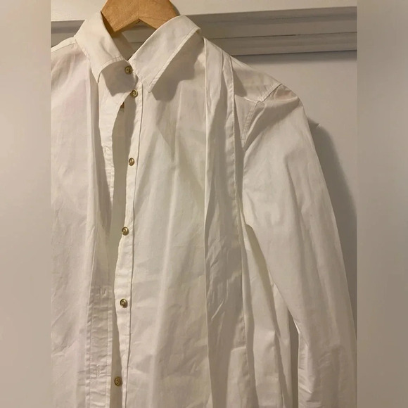 H&M Size  4 white dress shirt - Picture 6 of 7